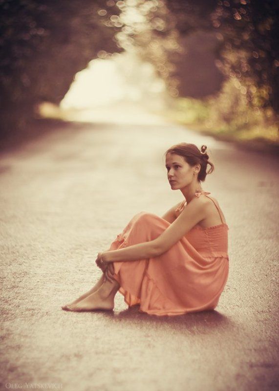 девушка, пленэр, алина, портрет, дорога ***photo preview