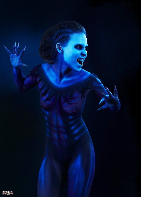 боди-арт, дмитрий, куликов, девушка, модель, любовь, ню, хоррор Хоррорphoto preview