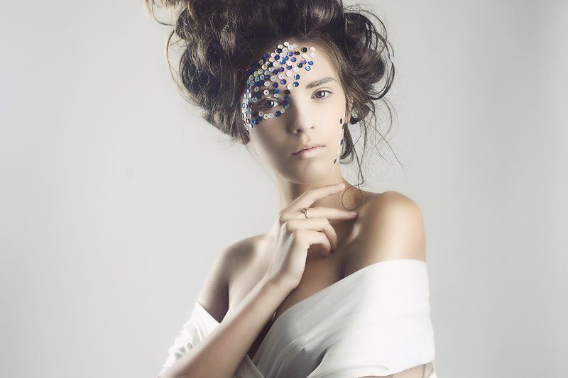 модели, свет, студия, гламур, портрет ***photo preview