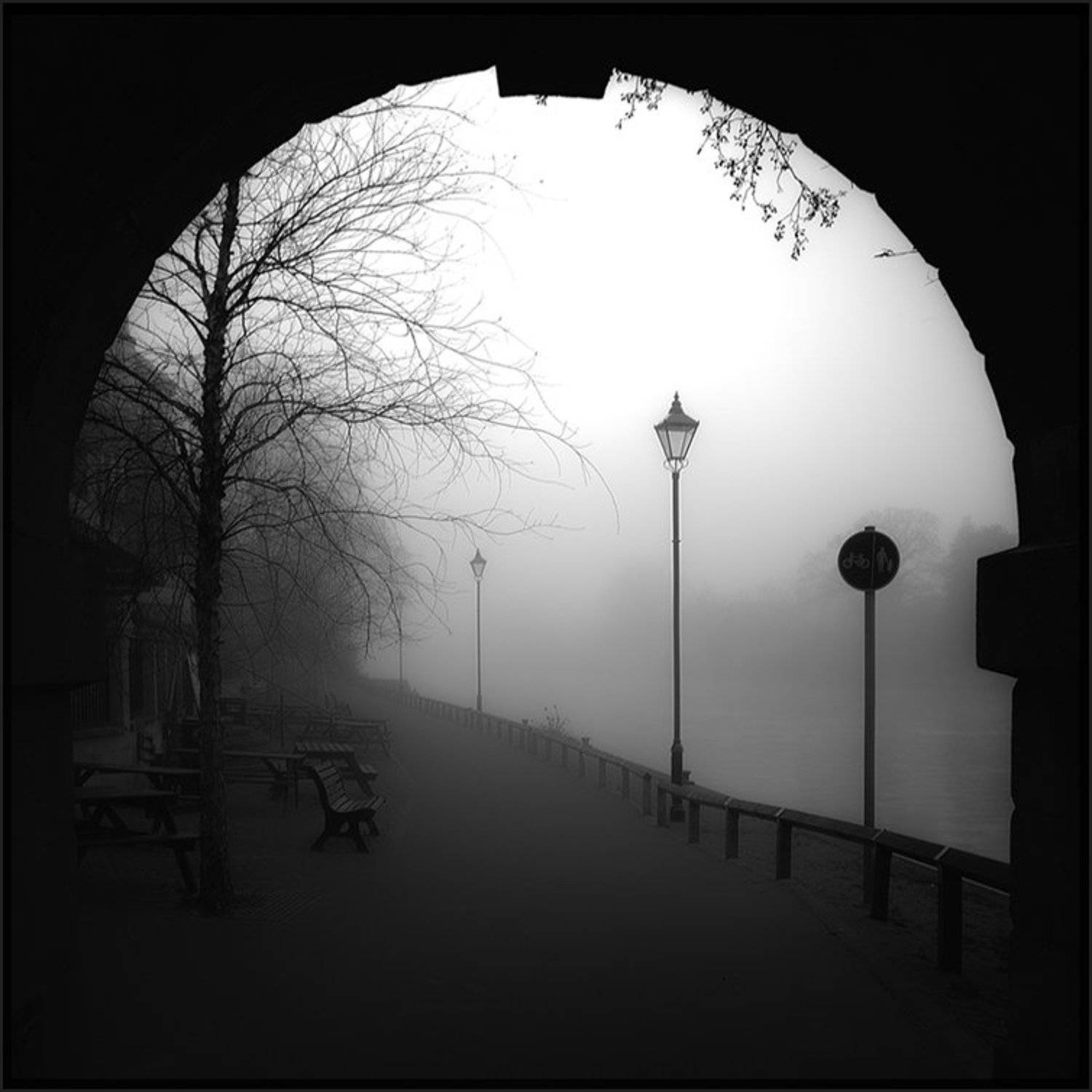 лондон, темза, туман, Михаил Чурбанов