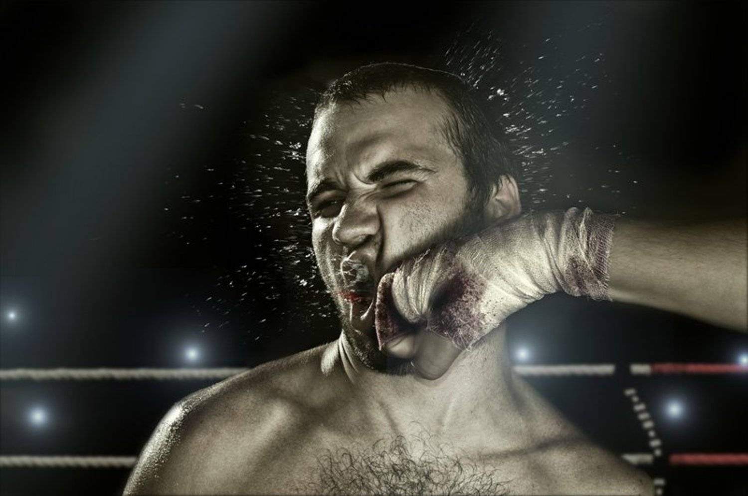 Punch. Автор: Мухамбетов Руслан box, punch, photoshop, Мухамбетов Руслан