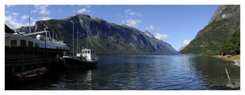 норвегия, фьорд Открытка с Фьордов ...photo preview