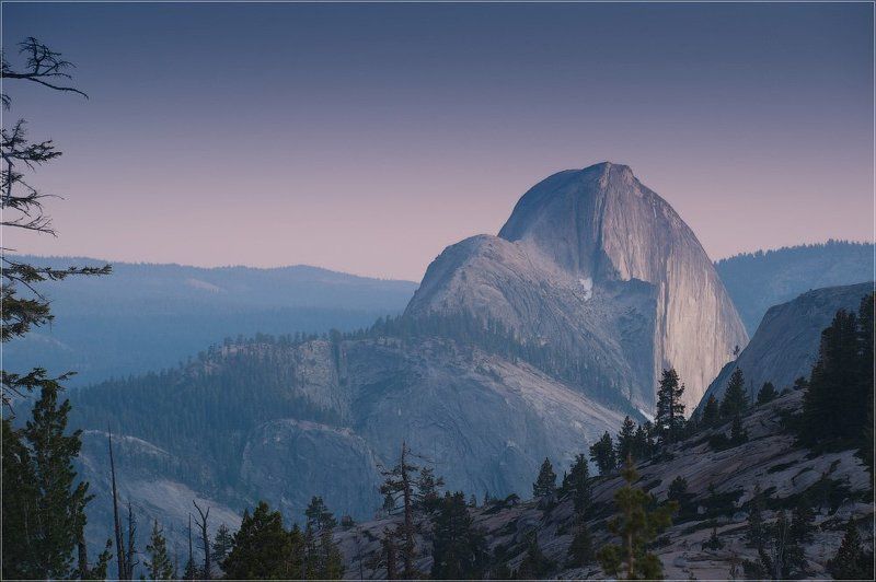 Half Dome on sunsetphoto preview