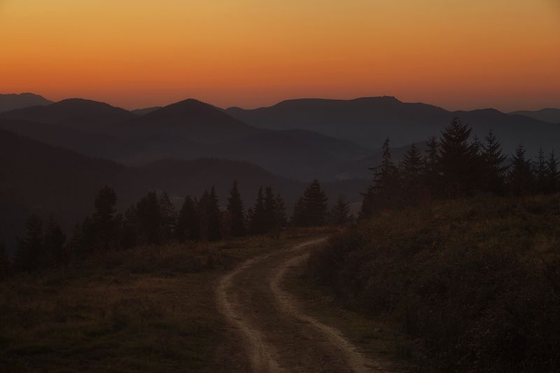 gorbeia, spain, sunset Gorbeiaphoto preview
