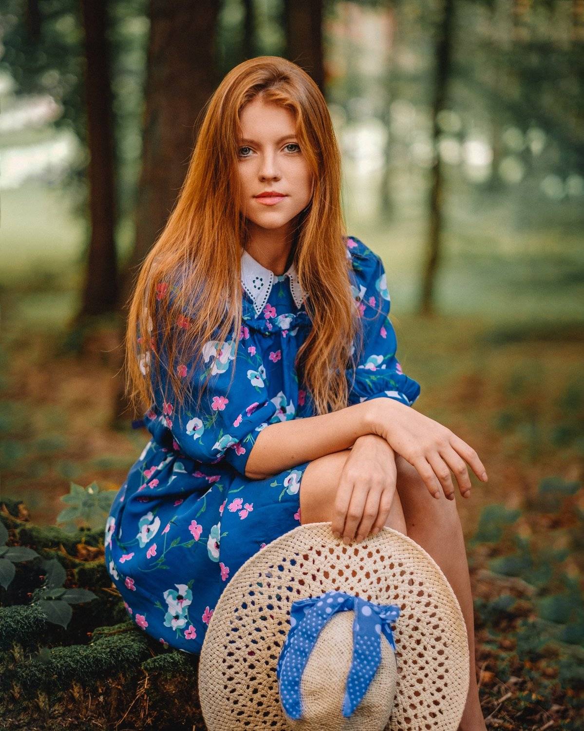 Girl in the park. Автор: Saulius Ke beauty, portrait, girl, young, female, redhead, Saulius Ke