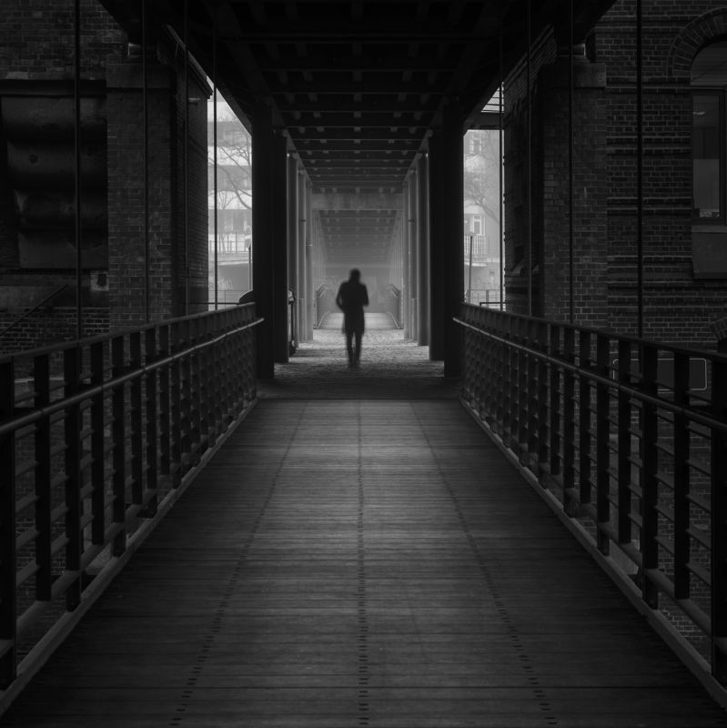 bridge person urban street longexposure fog mist  urban melancholy 5photo preview