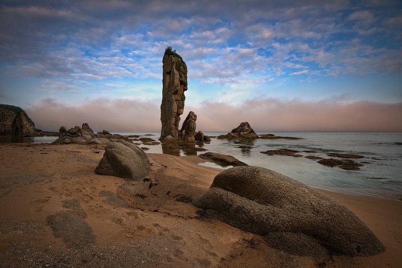 примосркий край, заповедник, рассвет, Заповедная безмятежностьphoto preview