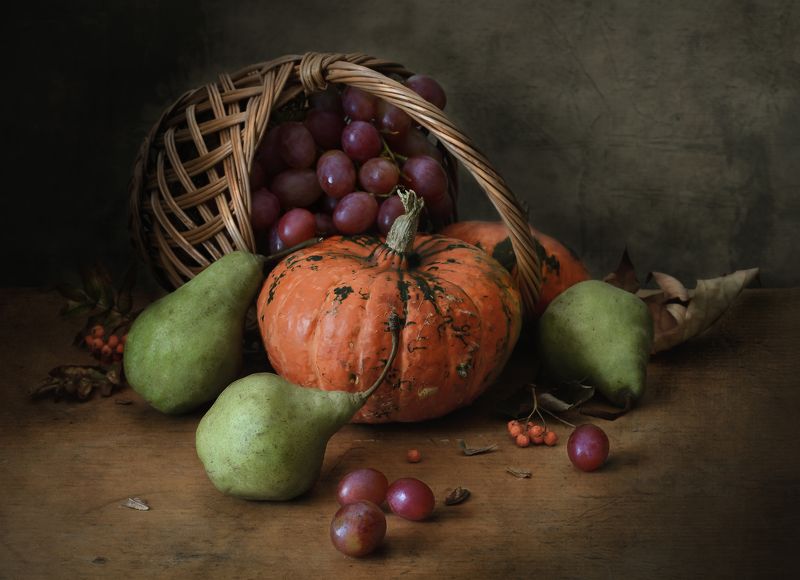 виноград, тыква, груша ***photo preview