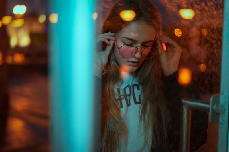 портрет девушка город marinaphoto preview