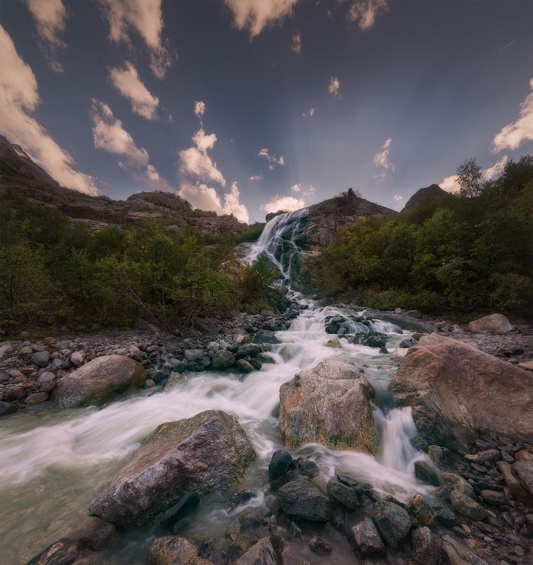 домбай, кчр, алибек Алибекский водопадphoto preview