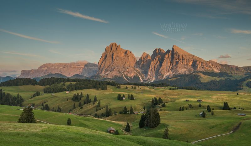 плато, доломиты, август, alpedisiusi, italy Неудачный закатик на Платоphoto preview