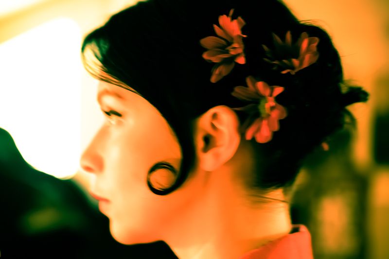 girl, dance, flamenco, spain, fan, black and red, wine, grapes, sangria, theater, actress Before Flamencophoto preview