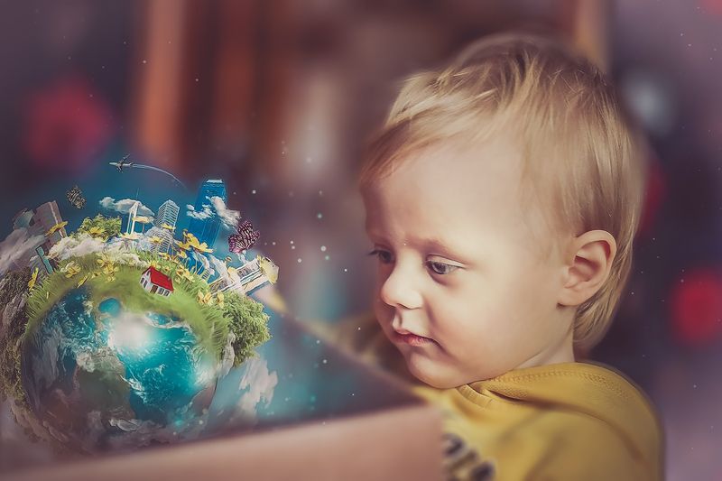 дети, детское фото. Целый мир...photo preview