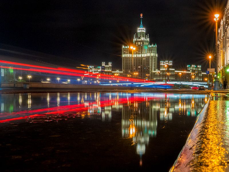 lumix russia фотограф москва  городской пейзаж  urban landscape Дождливой ночью...photo preview