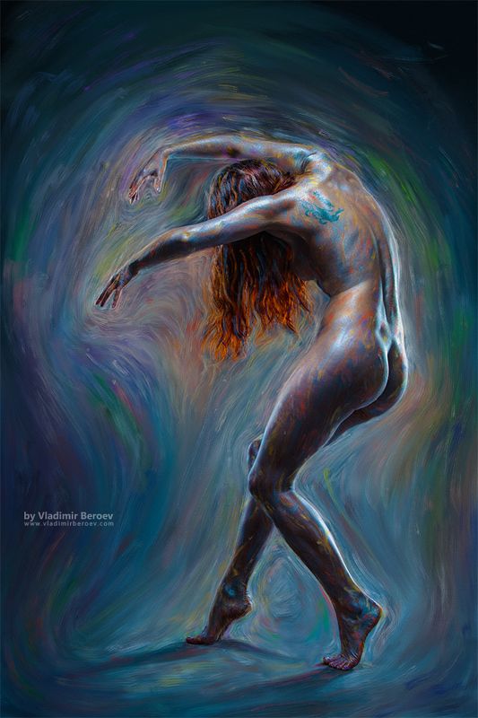 арт-ню, владимир бероеа, vladimir beroev, ню, nude, boduart, фотосессия, beauty, бьюти, бодиарт, голая, naked, фотосет #Paintude. Scene 1photo preview
