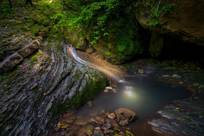 адыгея, водопад, руфабго Изгибы Мезмайского Водопадаphoto preview