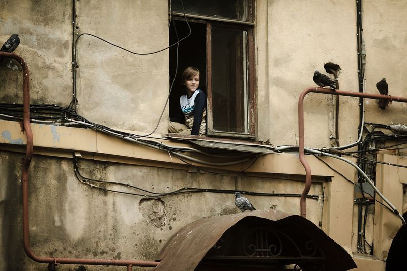 питер, двор, колодец, подворотни, Типичный Питерphoto preview