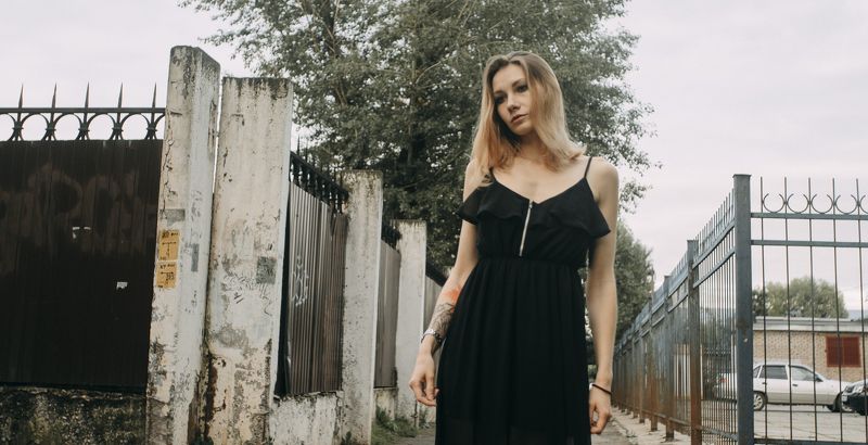 девушка, портрет, улица Валерияphoto preview