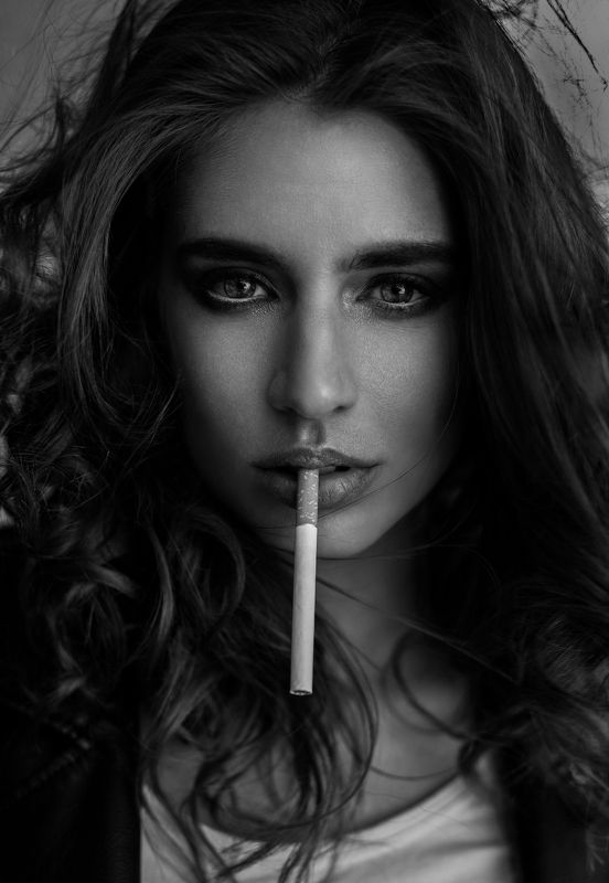 portrait, b&w, girl, model, fashion, портрет, чб, девушка Marianaphoto preview