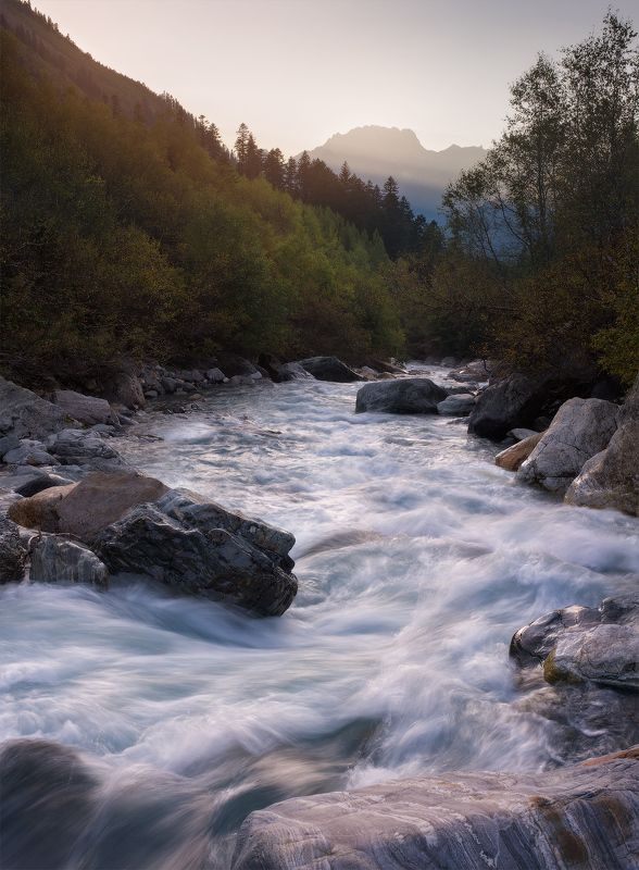 домбай, кавказ Ущелье Домбай-Ульгенphoto preview