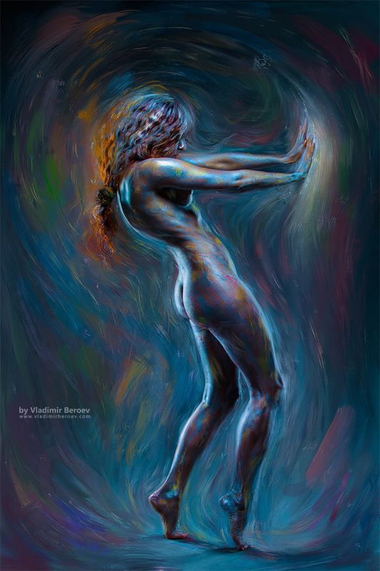 арт-ню, Владимир Бероеа, Vladimir Beroev, ню, nude, boduart, фотосессия, beauty, бьюти, бодиарт, голая, naked, фотосет #Paintude. Scene 4photo preview