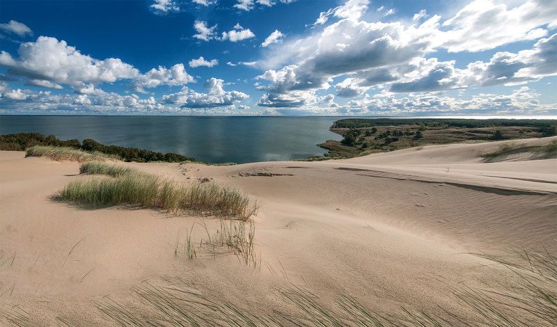 dunes,lagoon,sky,clouds White dunesphoto preview