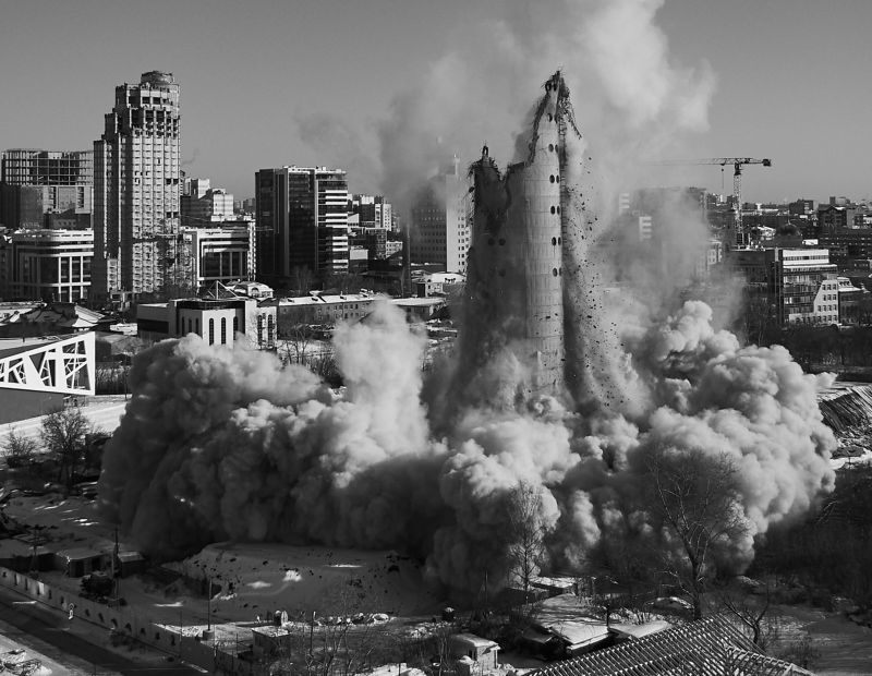 репортаж, телебашня, екатеринбург, чб, архитектура, Ушедшая история.photo preview