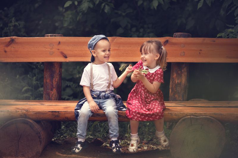 дети друзья счастье семья  друзья photo preview