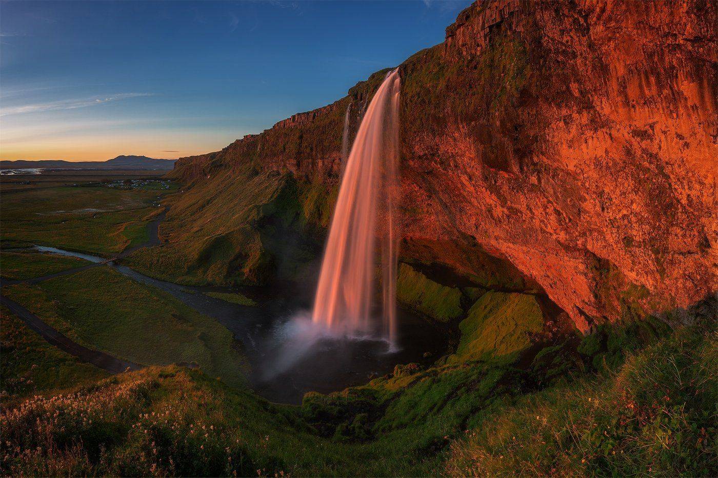 сельяландсфосс, исландия, iceland, seljalandsfoss,, Юрий (Phototours.pro) Шевченко