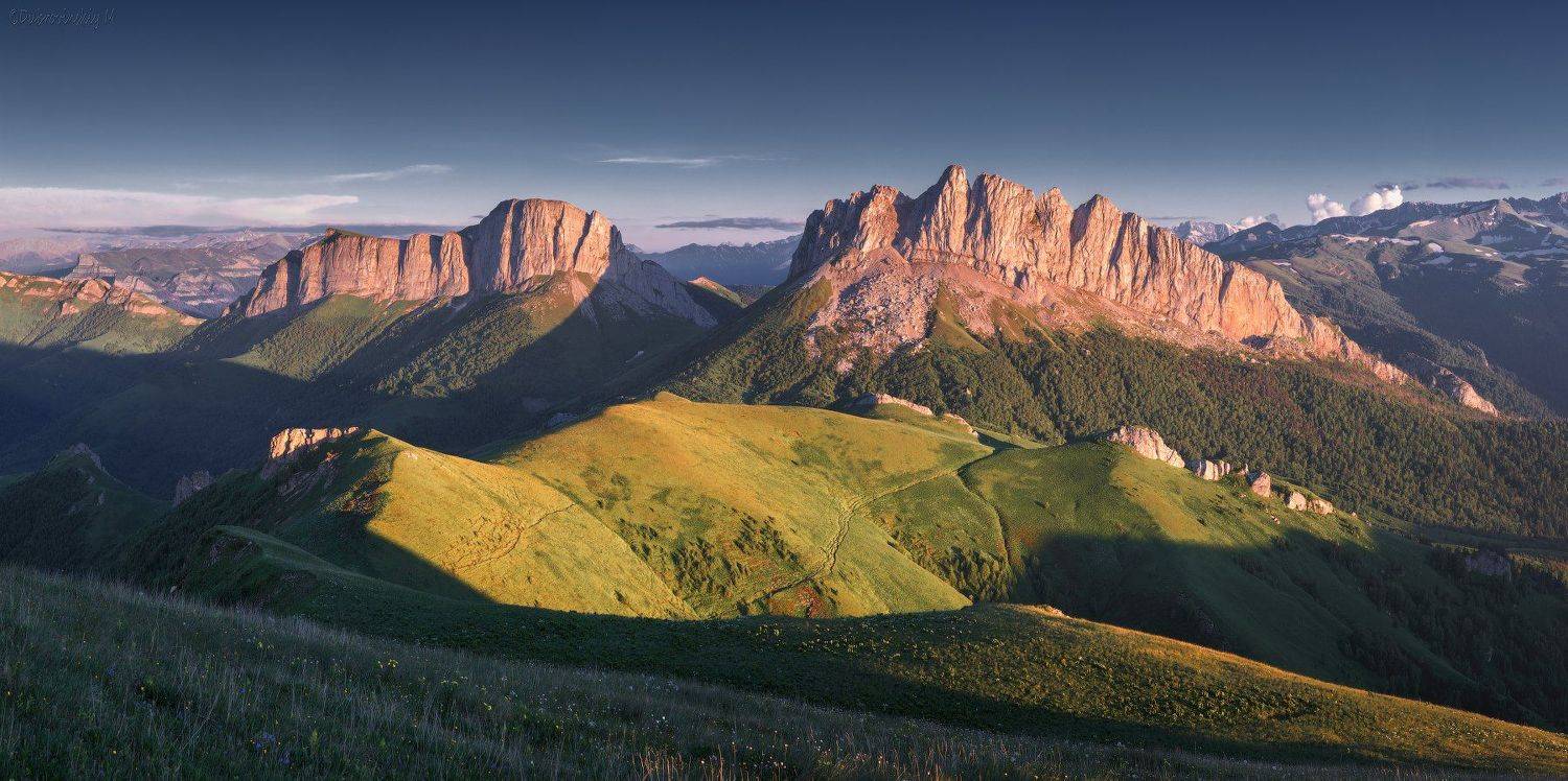 адыгея, кавказ, горы, чертовы ворота, ачешбоки, большой тхач, Михаил Дубровинский