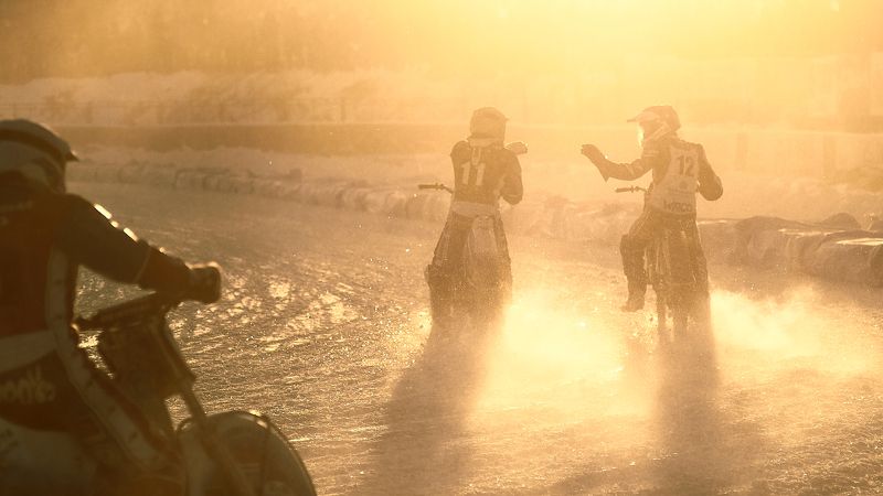 репортаж, спидвей, победа, Урал, зима, закат, контровый свет,  Братья.photo preview