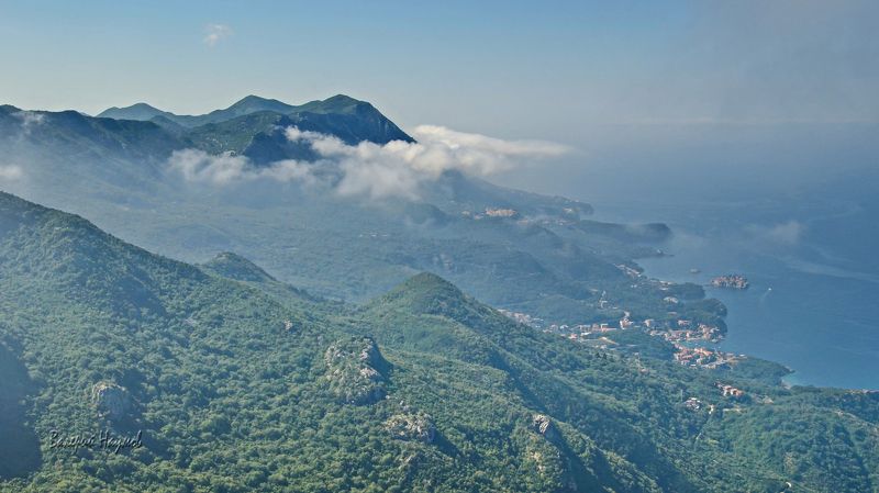 черногория, остров свети-стефан, море, побережье, адриатика Остров-отель Свети-Стефанphoto preview