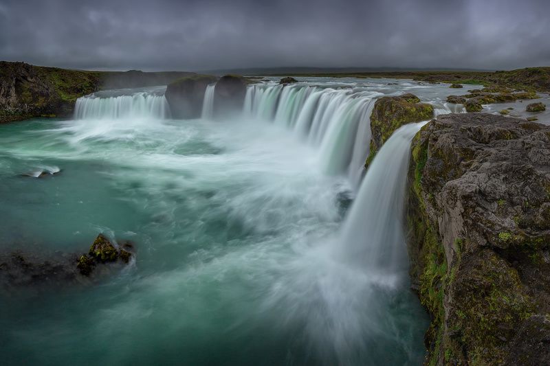 исландия, iceland, goðafoss, годаффос, waterfall, водопад Водопад Бога (Goðafoss) фото превью