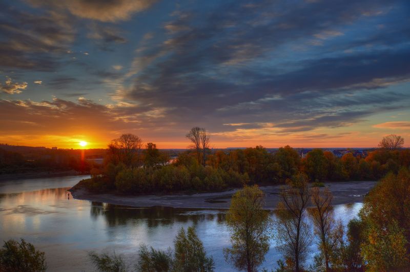 пейзаж, восход under the sunphoto preview