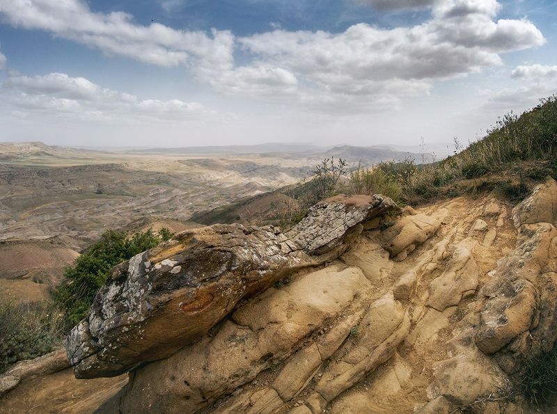 горы, облака, небо, Гареджийский кряжphoto preview