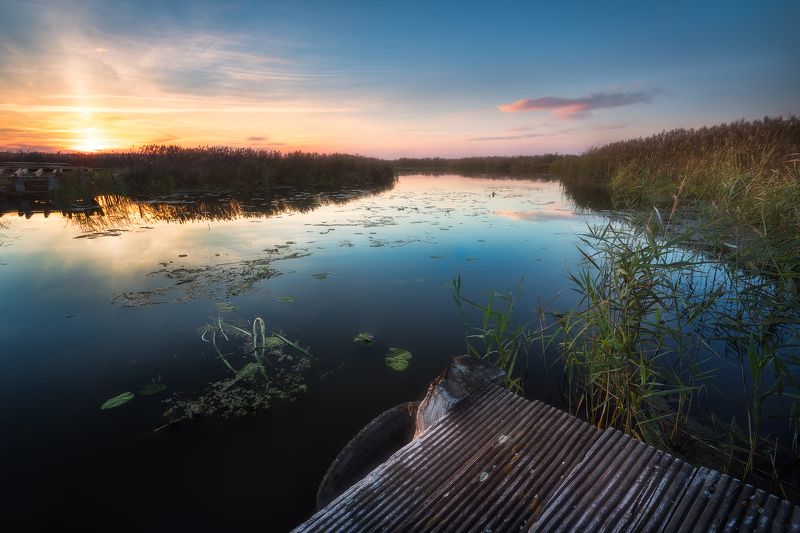 water river narew sky clouds colours clouds sunset poland podlasie mood You may go no further...photo preview