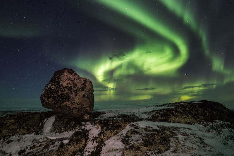 сияние мурманская область октябрь Магия Севера.photo preview