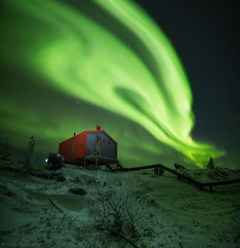северное сияние, кольский полуостров Аврораphoto preview