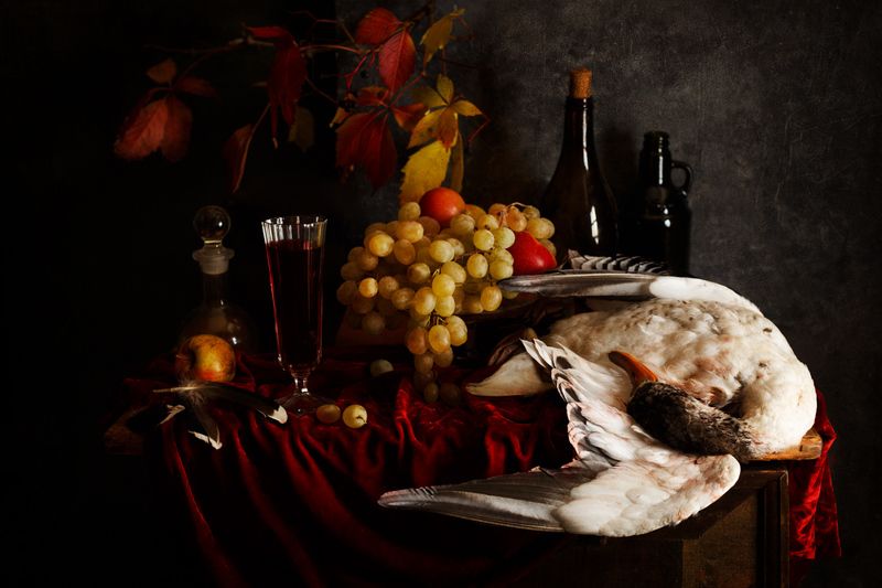 натюрморт, дичь, охота, утка С дичью. 2018photo preview