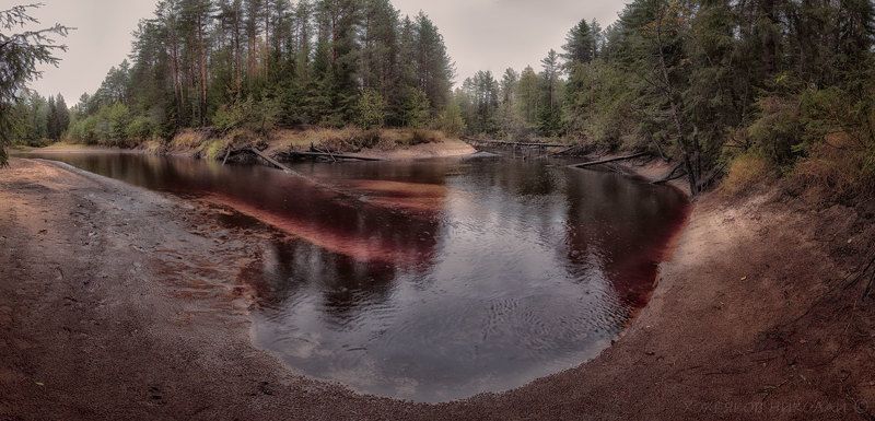 лесной перекат, осень...photo preview