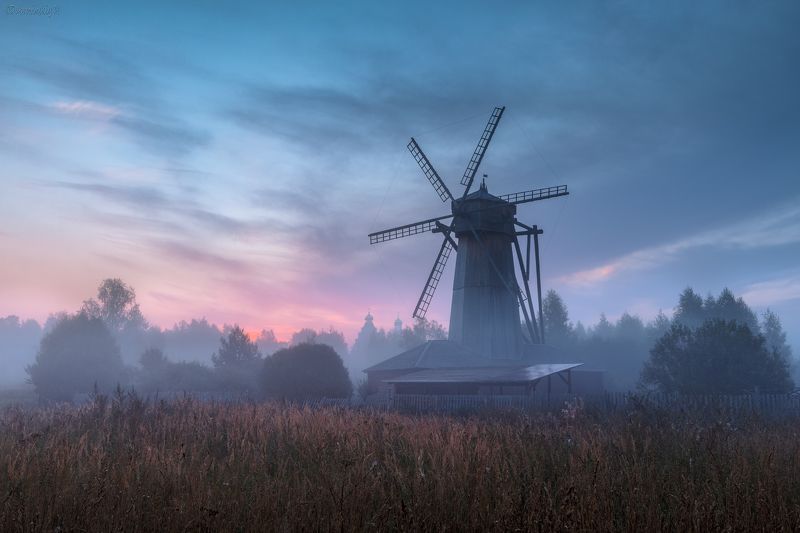мельница, истра, подмосковье, туман, рассвет Рассвет у мельницыphoto preview