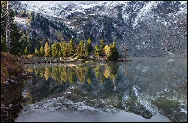 алтай, озеро, красное, горы, утро Утро на Красном Озереphoto preview