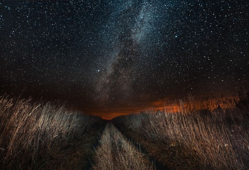 пейзаж Дорога в небоphoto preview