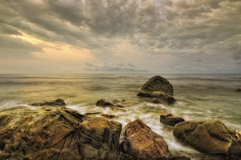 Утренний прибой.photo preview