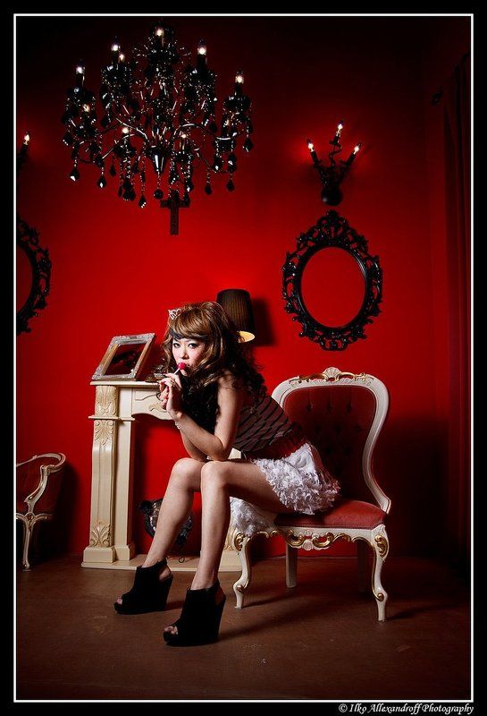 red, magic, strobist, portrait, studio, gothic Red Magicphoto preview