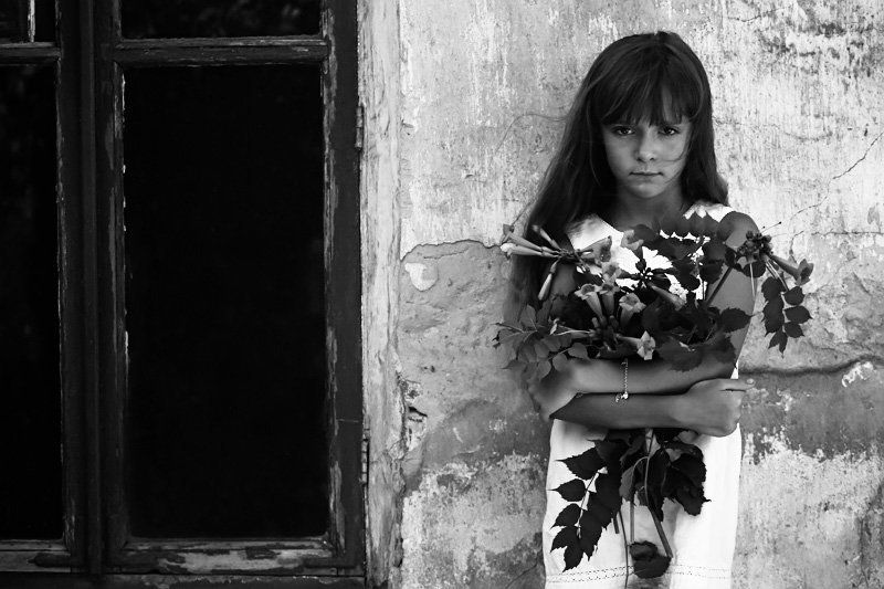 руснак софия, ребенок, девочка, цветы photo preview