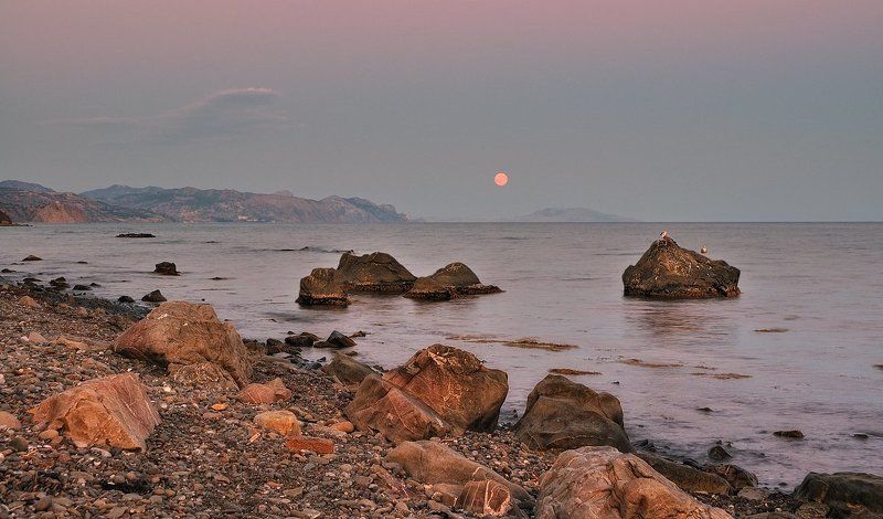 Лунный расссвет.photo preview