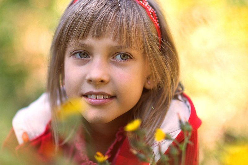 milana, girl, portrait, green Milanaphoto preview
