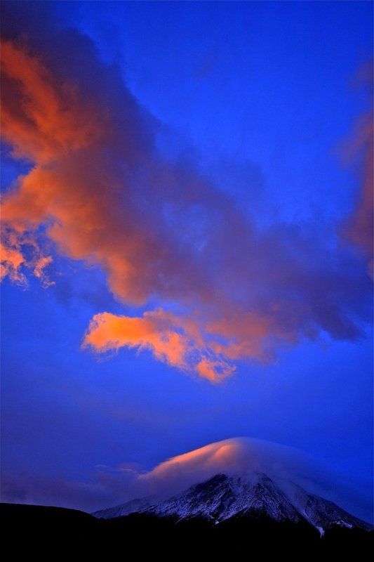 камчатка, корякский, вулкан,закат Коряка на закатеphoto preview