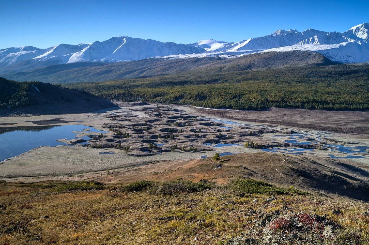 природа  алтай озеро  горы пейзаж путешествие осень ештыкель тени  джангысколь, Людмила